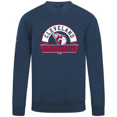 Cleveland Guardians Levelwear Zane Banner Arch Sweatshirt - Navy Sweatshirts