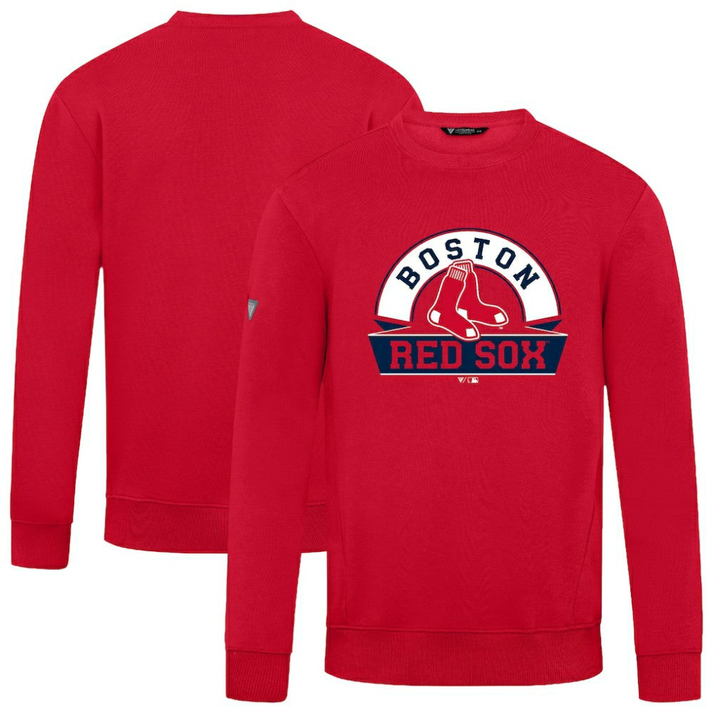 Boston Red Sox Levelwear Zane Banner Arch Sweatshirt - Red Sweatshirts