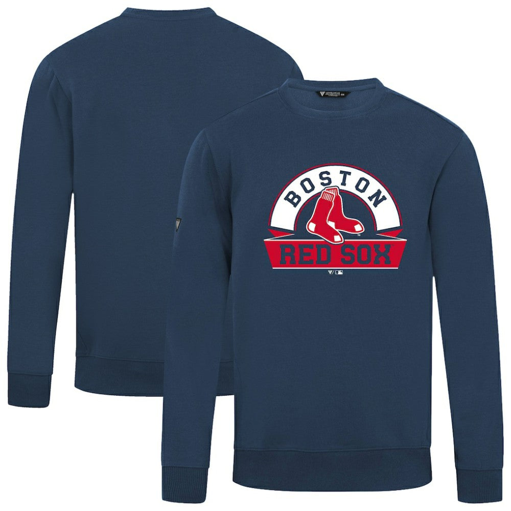 Boston Red Sox Levelwear Zane Banner Arch Sweatshirt - Navy Sweatshirts