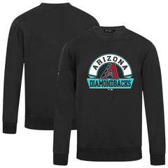 Arizona Diamondbacks Levelwear Zane Banner Arch Sweatshirt - Black Sweatshirts