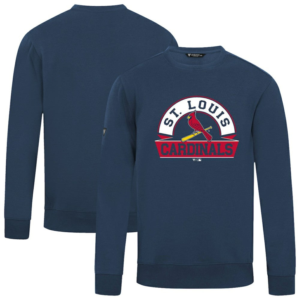St. Louis Cardinals Levelwear Zane Banner Arch Sweatshirt - Navy Sweatshirts