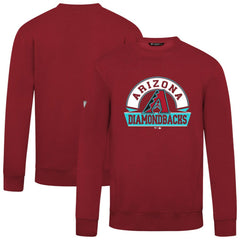 Arizona Diamondbacks Levelwear Zane Banner Arch Sweatshirt - Red Sweatshirts