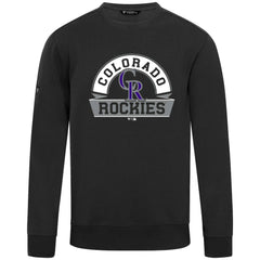 Colorado Rockies Levelwear Zane Banner Arch Sweatshirt - Black Sweatshirts