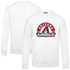 Arizona Diamondbacks Levelwear Zane Banner Arch Sweatshirt - White Sweatshirts