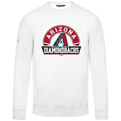 Arizona Diamondbacks Levelwear Zane Banner Arch Sweatshirt - White Sweatshirts