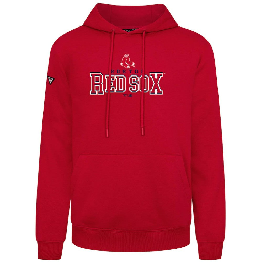 Boston Red Sox Levelwear Podium Journey Hoodie - Red Hoodies