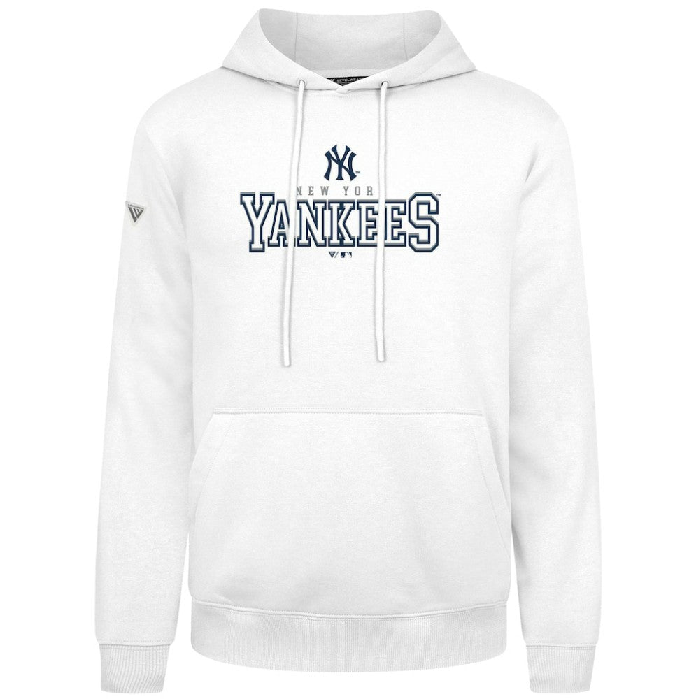 New York Yankees Levelwear Podium Journey Hoodie - White Hoodies