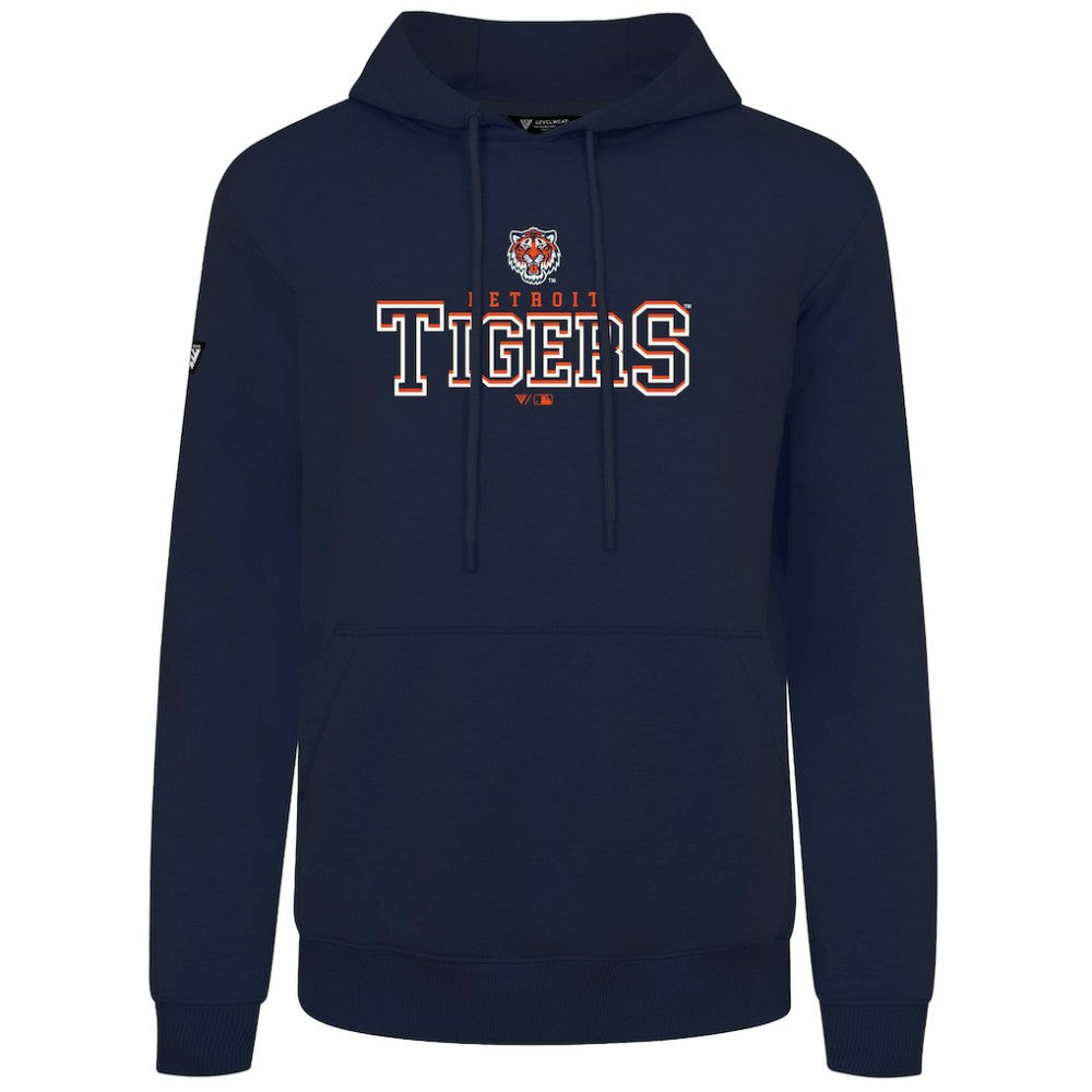 Detroit Tigers Levelwear Podium Journey Hoodie - Navy Hoodies