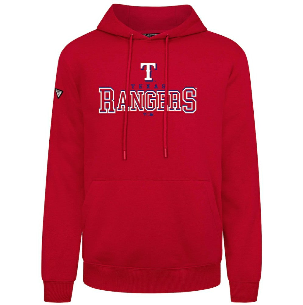 Texas Rangers Levelwear Podium Journey Hoodie - Red Hoodies