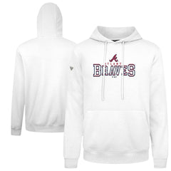Atlanta Braves Levelwear Podium Journey Hoodie - White Hoodies