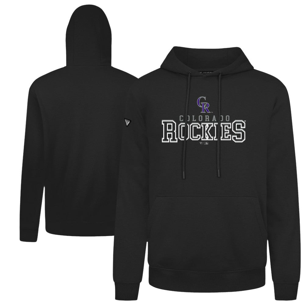 Colorado Rockies Levelwear Podium Journey Hoodie - Black Hoodies