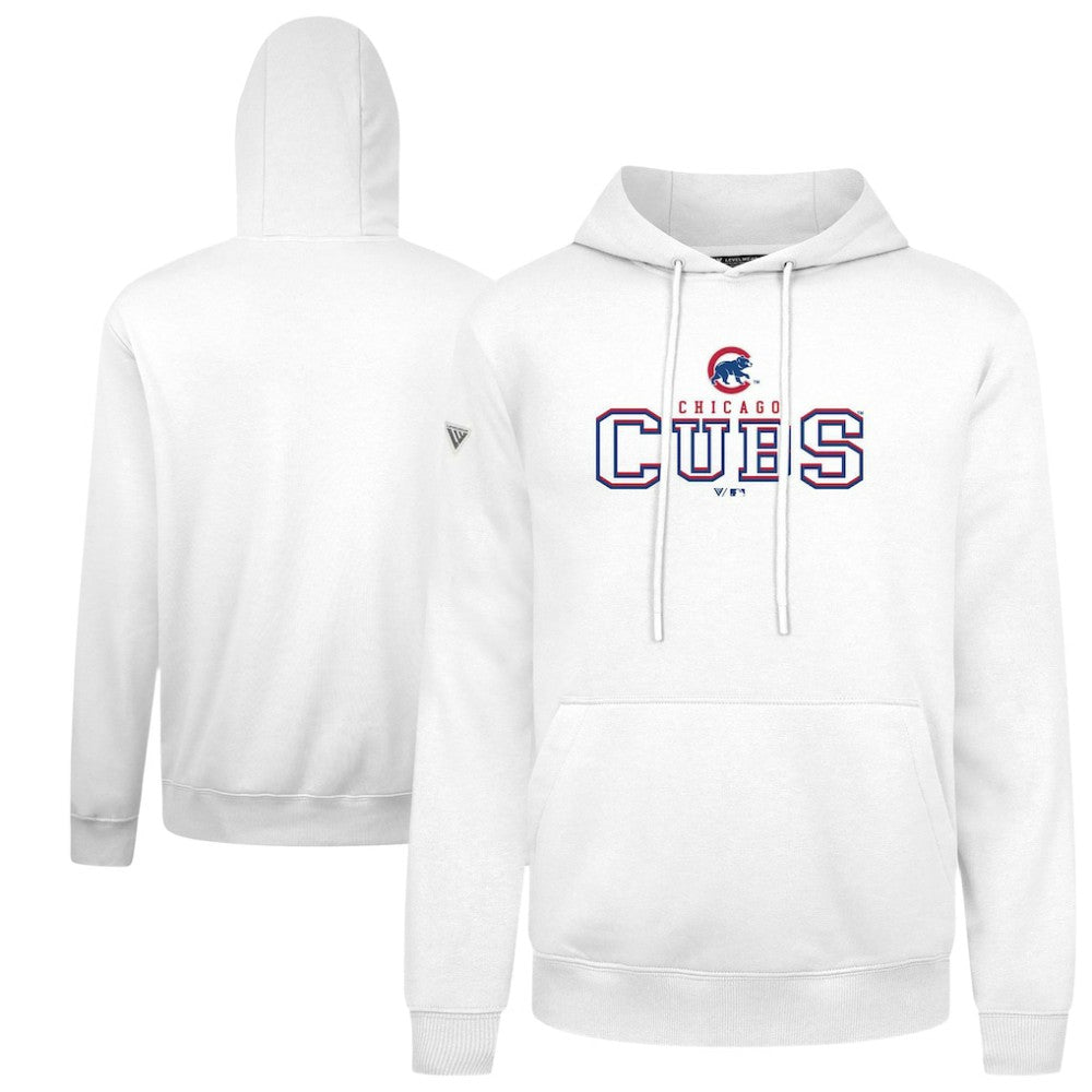 Chicago Cubs Levelwear Podium Journey Hoodie - White Hoodies