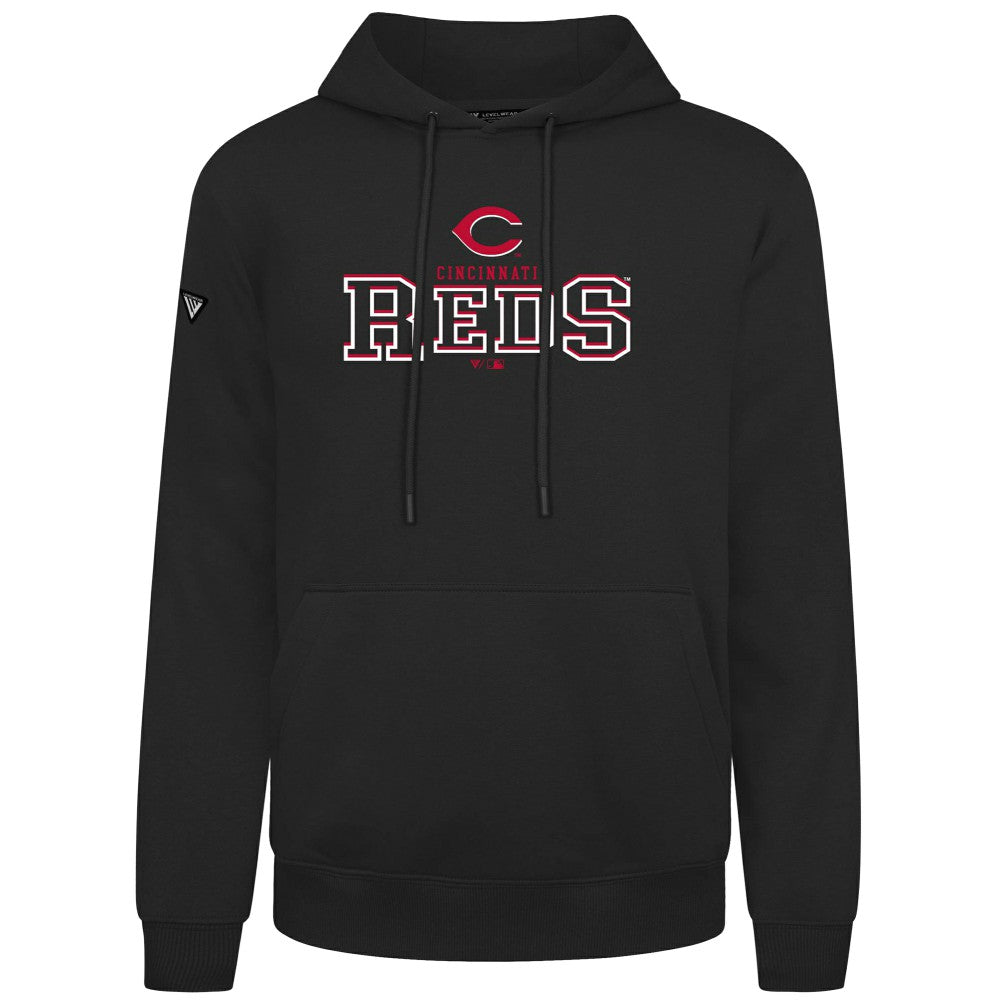 Cincinnati Reds Levelwear Podium Journey Hoodie - Black Hoodies