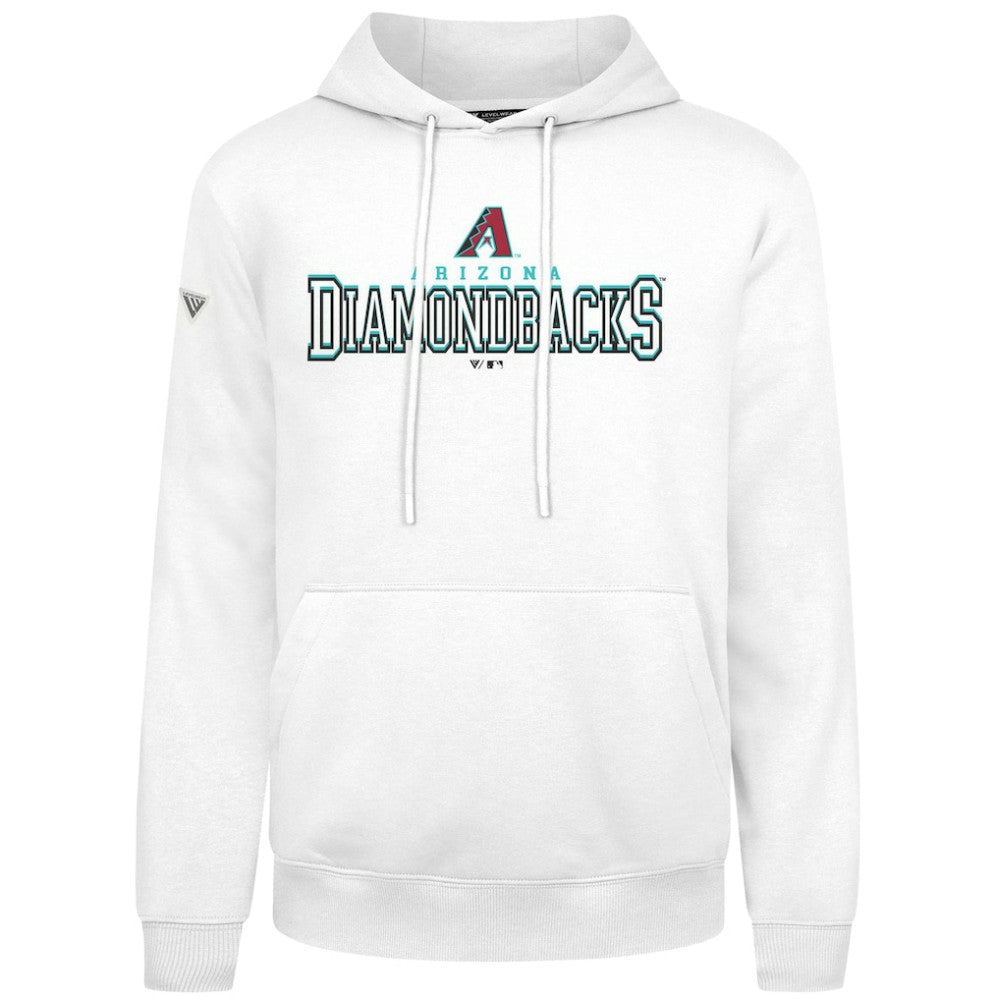 Arizona Diamondbacks Levelwear Podium Journey Hoodie - White Hoodies