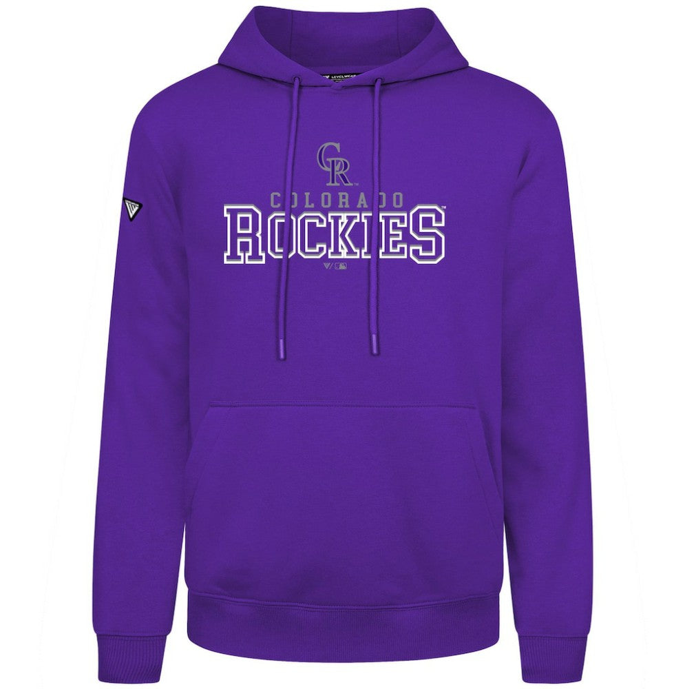 Colorado Rockies Levelwear Podium Journey Hoodie - Purple Hoodies