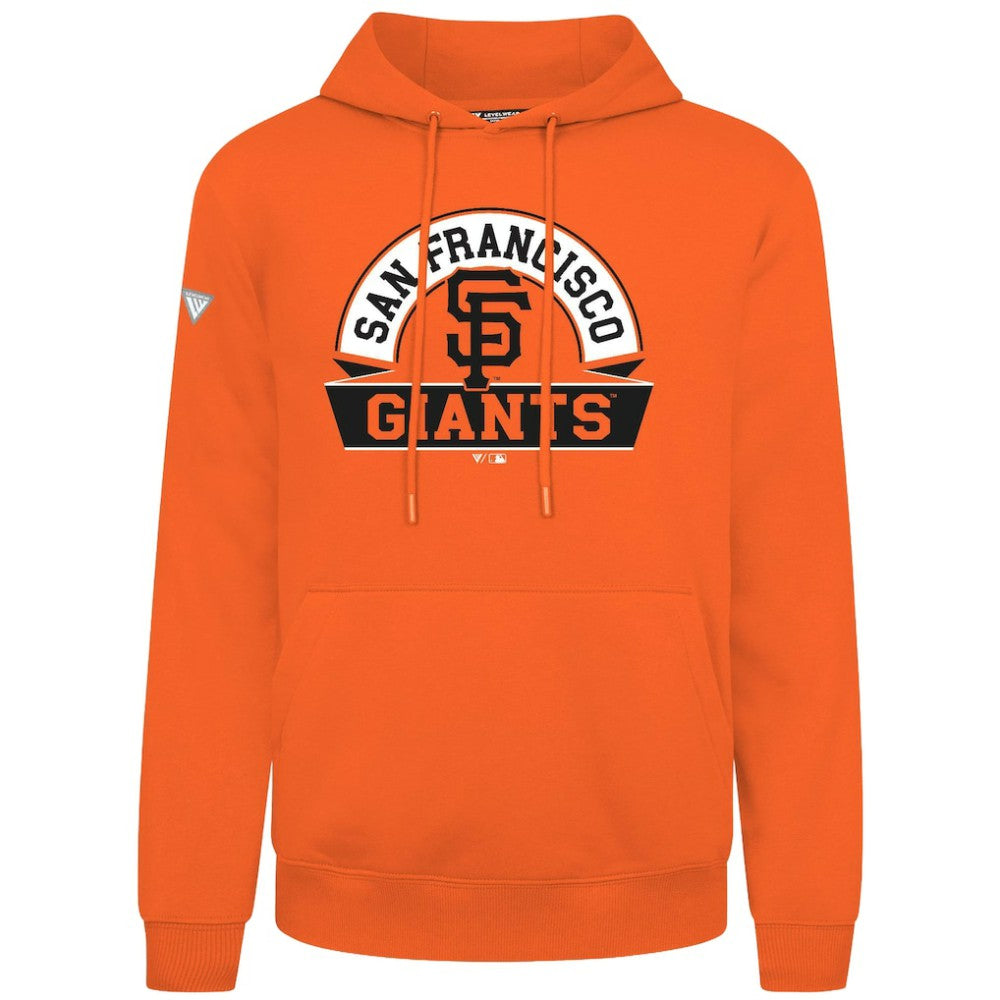 San Francisco Giants Levelwear Podium Banner Arch Hoodie - Orange Hoodies
