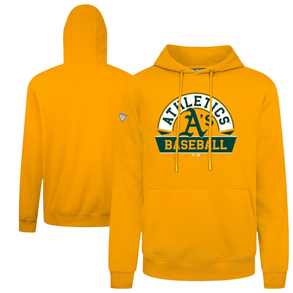 Athletics Levelwear Podium Banner Arch Hoodie - Gold Hoodies
