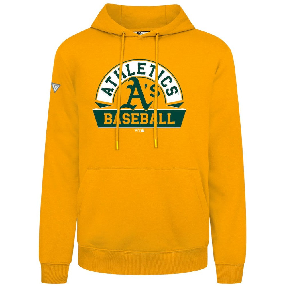 Athletics Levelwear Podium Banner Arch Hoodie - Gold Hoodies