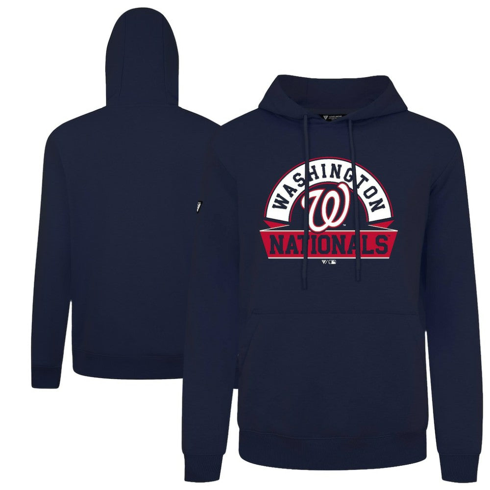 Washington Nationals Levelwear Podium Banner Arch Hoodie - Navy Hoodies