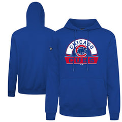 Chicago Cubs Levelwear Podium Banner Arch Hoodie - Royal Hoodies