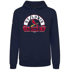 St. Louis Cardinals Levelwear Podium Banner Arch Hoodie - Navy Hoodies