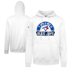 Toronto Blue Jays Levelwear Podium Banner Arch Hoodie - White Hoodies