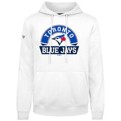 Toronto Blue Jays Levelwear Podium Banner Arch Hoodie - White Hoodies