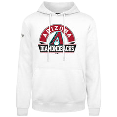 Arizona Diamondbacks Levelwear Podium Banner Arch Hoodie - White Hoodies