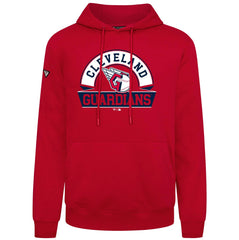 Cleveland Guardians Levelwear Podium Banner Arch Hoodie - Red Hoodies