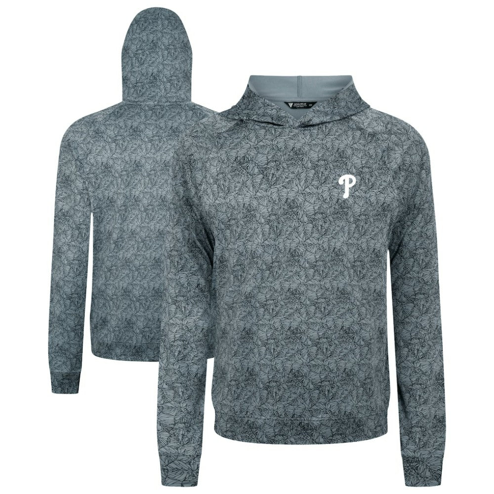 Philadelphia Phillies Levelwear Albatross Raglan Hoodie - Gray Hoodies