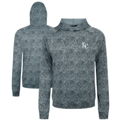 Kansas City Royals Levelwear Albatross Raglan Hoodie - Gray Hoodies