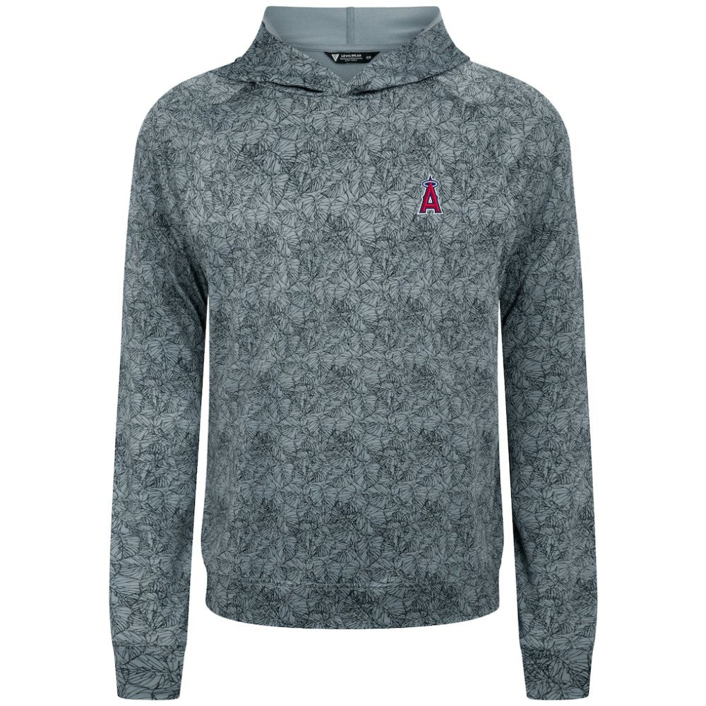 Los Angeles Angels Levelwear Albatross Raglan Hoodie - Gray Hoodies
