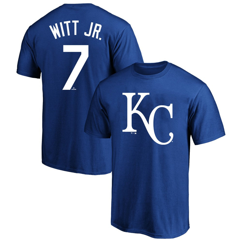 Bobby Witt Jr. Kansas City Royals Fanatics Big & Tall Player Name & Number T-Shirt - Royal T-shirts