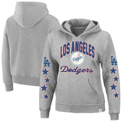 Los Angeles Dodgers '47 Women's Plus Size Starry Eye Hoodie - Heather Gray Hoodies