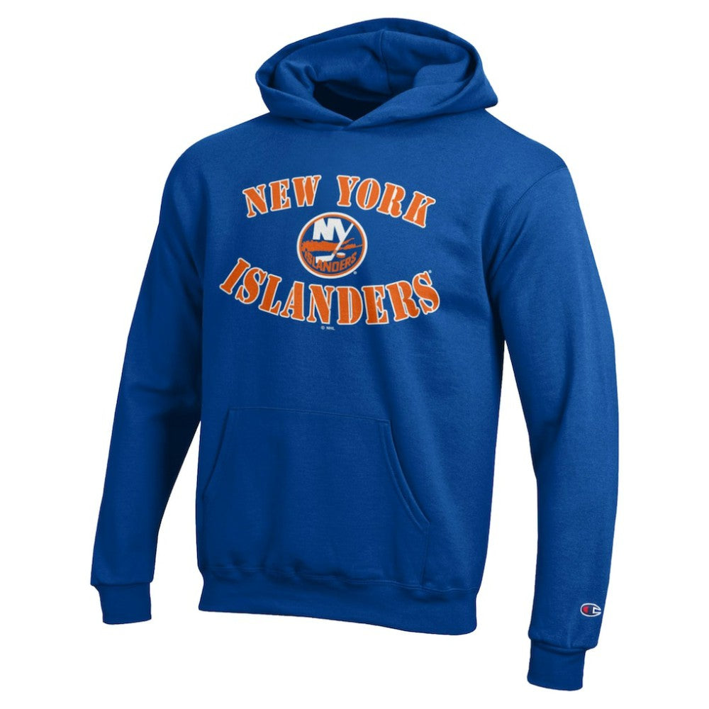 NHL New York Islanders Champion Youth Fleece Powerblend Hoodie - Blue