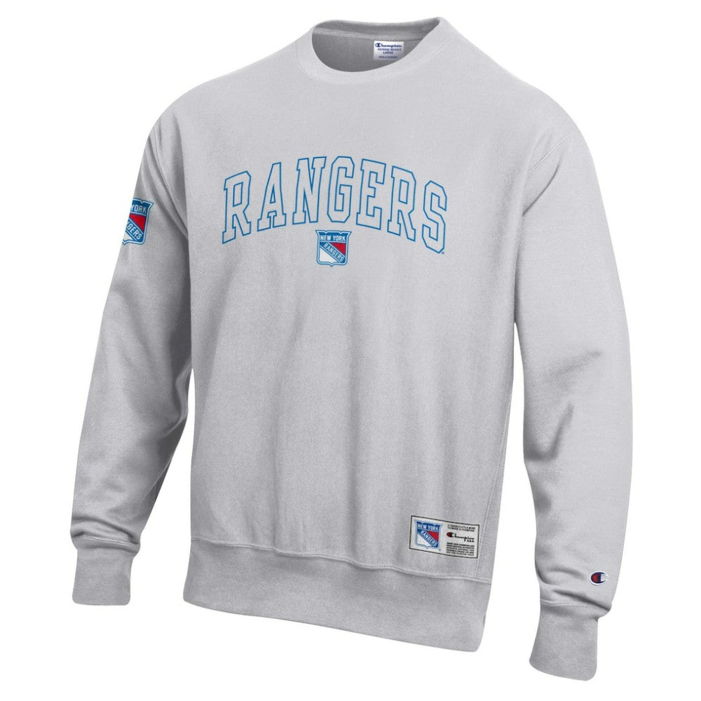 NHL New York Rangers Champion Reverse Weave Fleece Sweatshirt - Gray