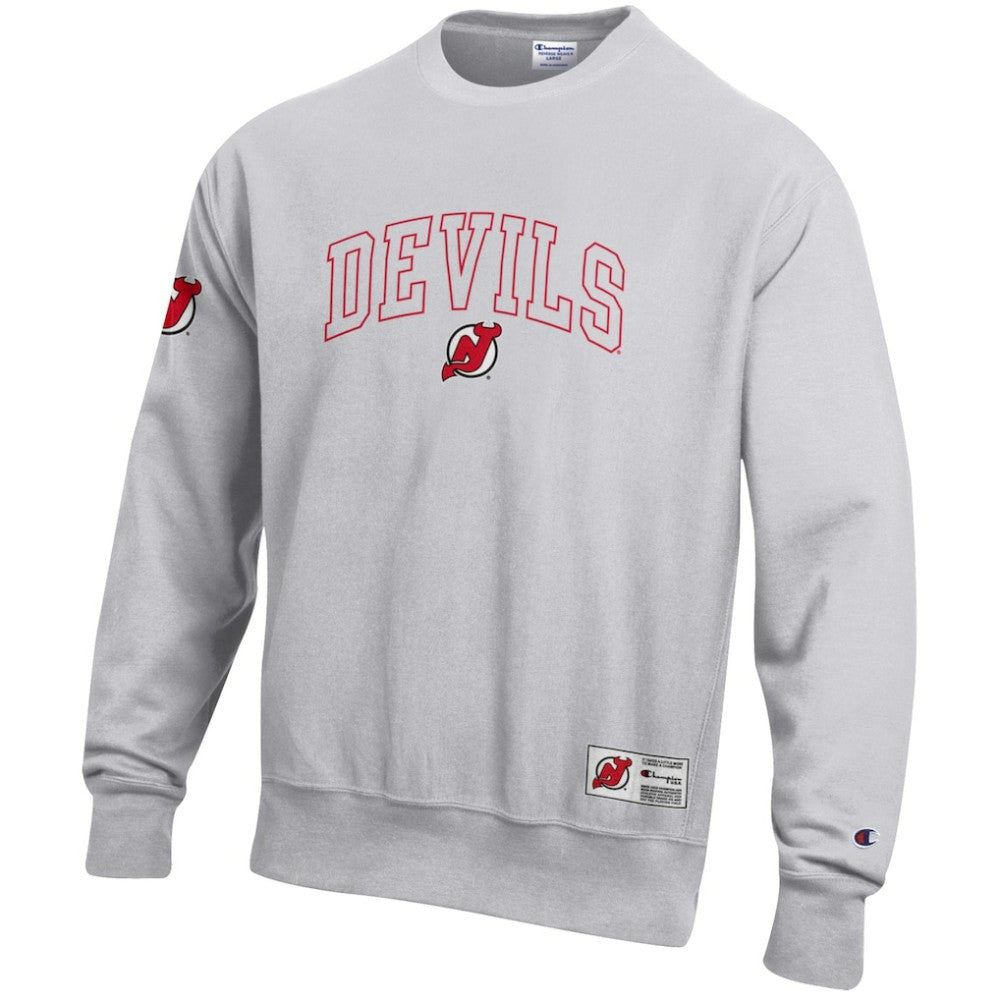 NHL New Jersey Devils Champion Reverse Weave Fleece Sweatshirt - Gray