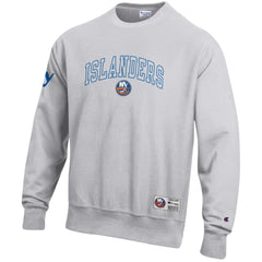 NHL New York Islanders Champion Reverse Weave Fleece Sweatshirt - Gray