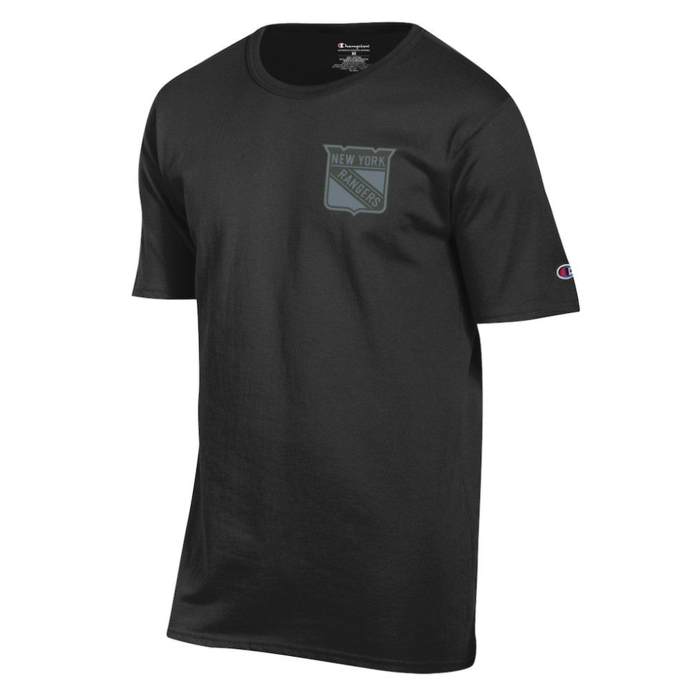 NHL New York Rangers Champion Tonal T-Shirt - Black