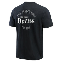 NHL New Jersey Devils Darius Rucker Collection by Fanatics Fanatics Fest Washed Henley T-Shirt - Black