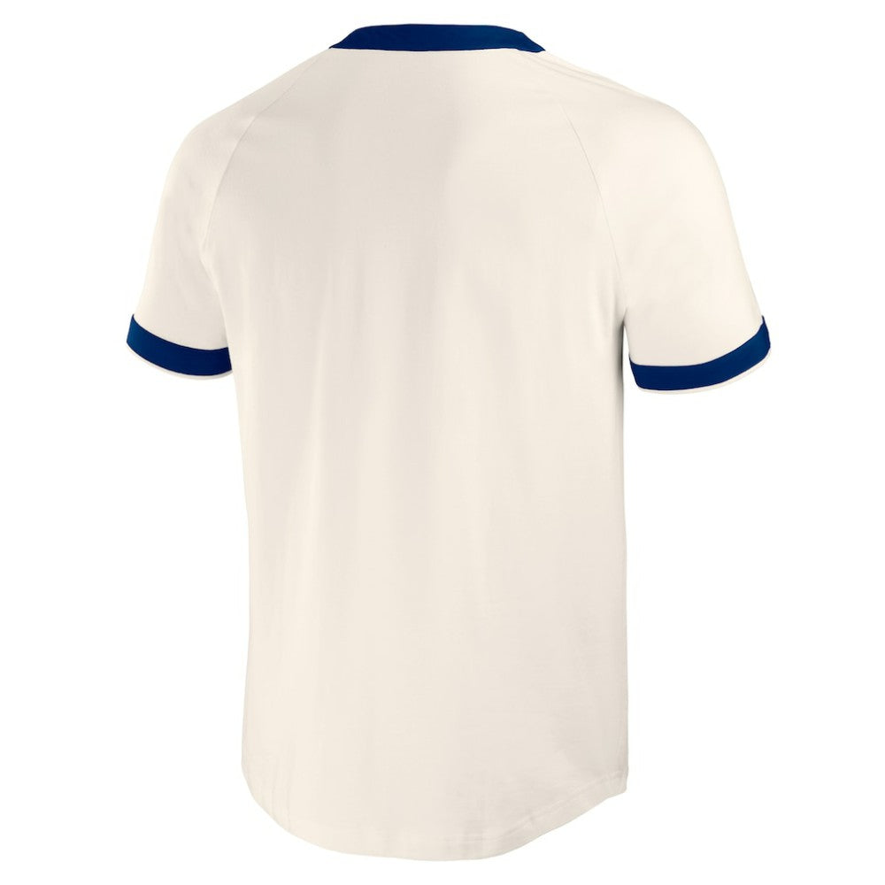NHL New York Rangers Darius Rucker Collection by Fanatics Fanatics Fest Henley Raglan T-Shirt - Cream
