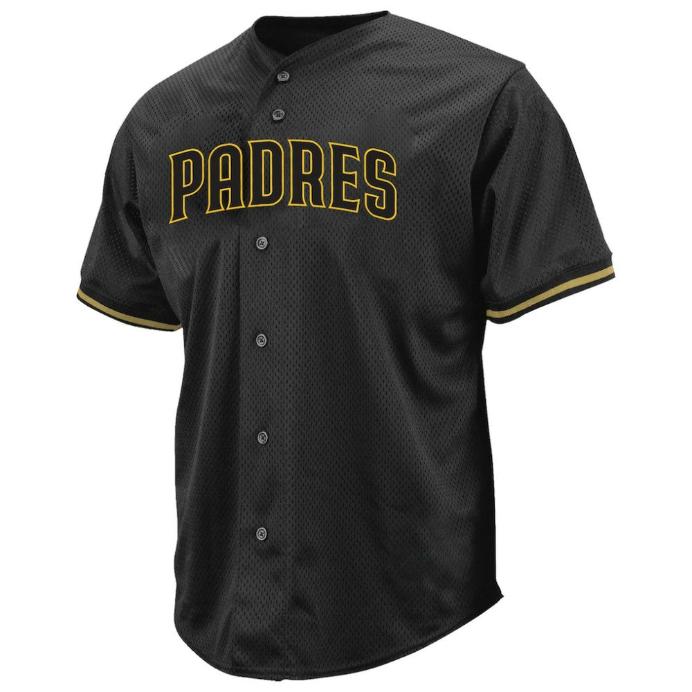 San Diego Padres Profile Big & Tall Pop Fashion Jersey - Black Jerseys