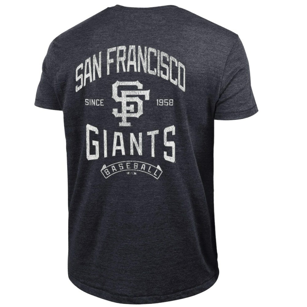 San Francisco Giants Champion Vintage 3-Hit Tri-Blend T-Shirt - Black T-shirts