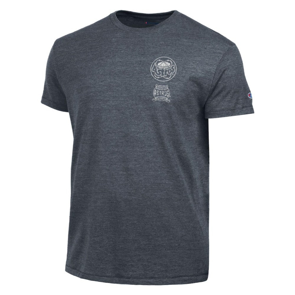 Houston Astros Champion Vintage 3-Hit Tri-Blend T-Shirt - Navy T-shirts