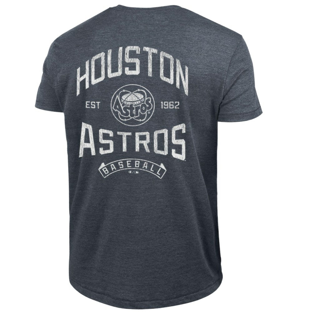 Houston Astros Champion Vintage 3-Hit Tri-Blend T-Shirt - Navy T-shirts