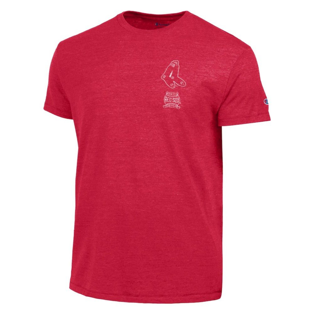 Boston Red Sox Champion Vintage 3-Hit Tri-Blend T-Shirt - Red T-shirts