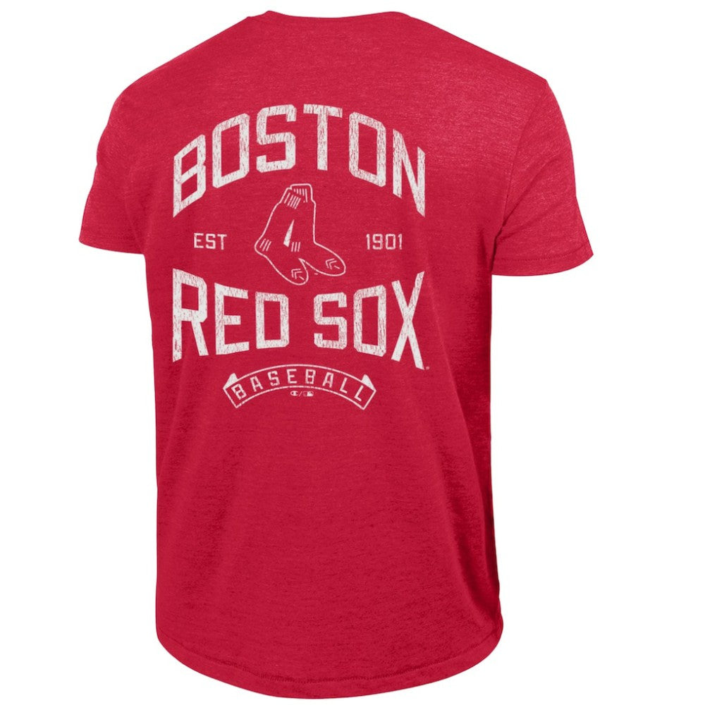 Boston Red Sox Champion Vintage 3-Hit Tri-Blend T-Shirt - Red T-shirts