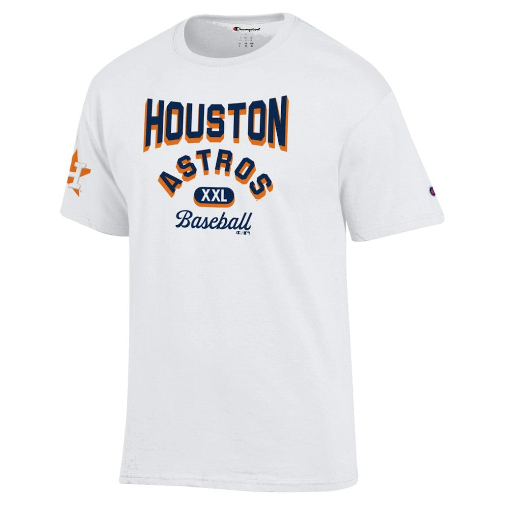 Houston Astros Champion 3-Hit Jersey T-Shirt - White Jerseys