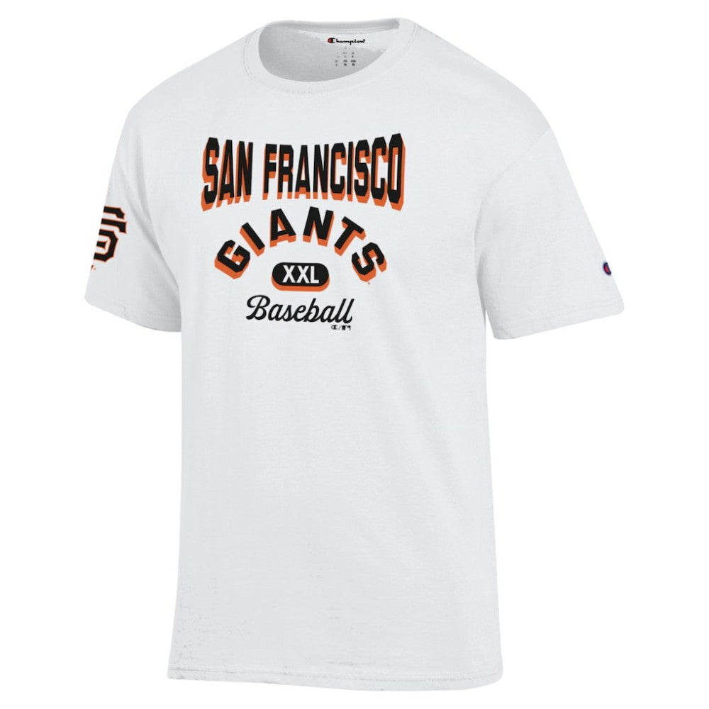 San Francisco Giants Champion 3-Hit Jersey T-Shirt - White Jerseys