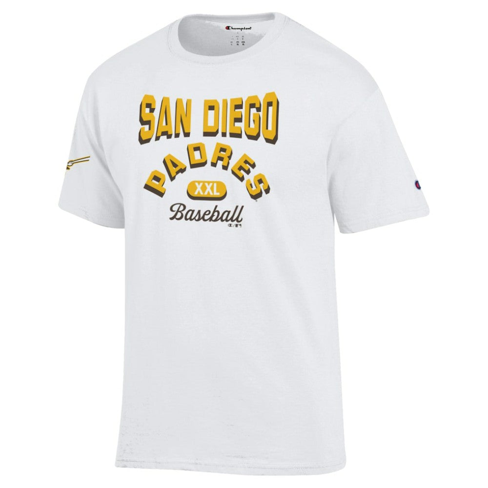 San Diego Padres Champion 3-Hit Jersey T-Shirt - White Jerseys